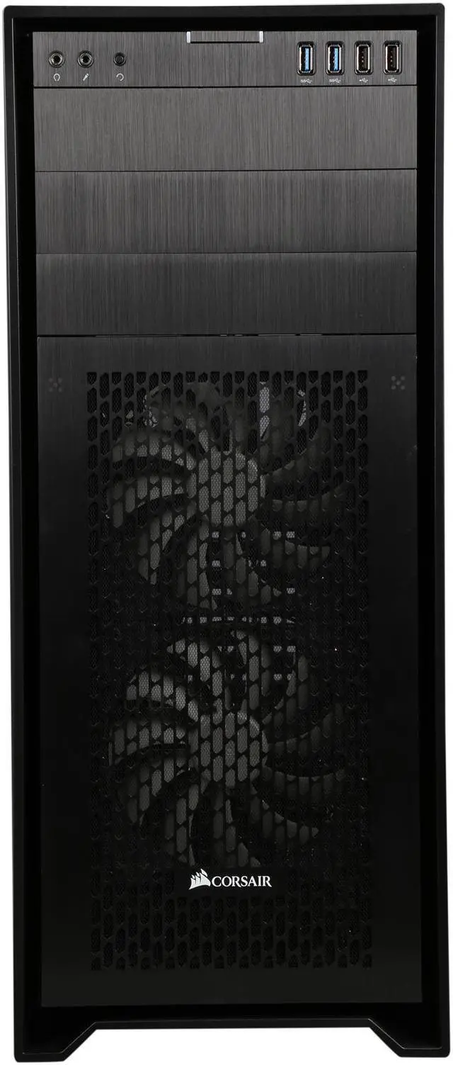 Alt view image 13 of 12 - Corsair Obsidian Series 750D Airflow CC-9011078-WW Black Brushed Aluminum and Steel ATX Full Tower Computer Case