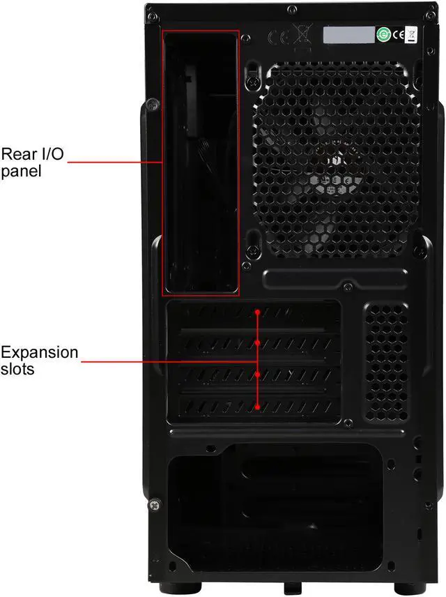 Alt view image 12 of 14 - Carbide Series 88R CC-9011086-WW Micro ATX Mid-Tower Computer Case