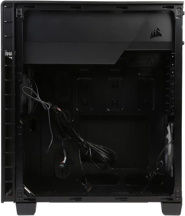 Alt view image 6 of 10 - Corsair 600Q Black ATX Full Tower Computer Case