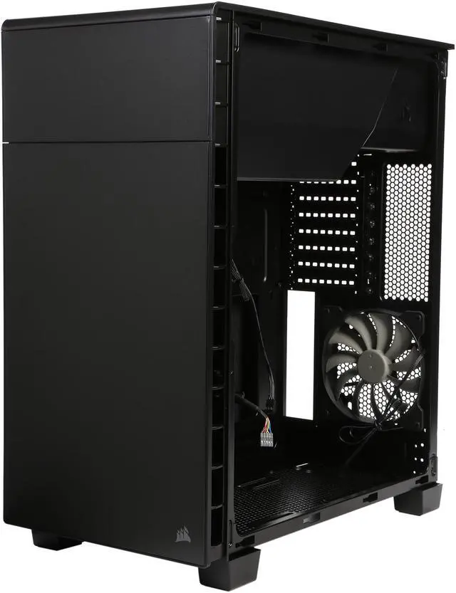 Alt view image 7 of 10 - Corsair 600Q Black ATX Full Tower Computer Case