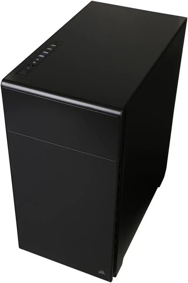Alt view image 8 of 10 - Corsair 600Q Black ATX Full Tower Computer Case