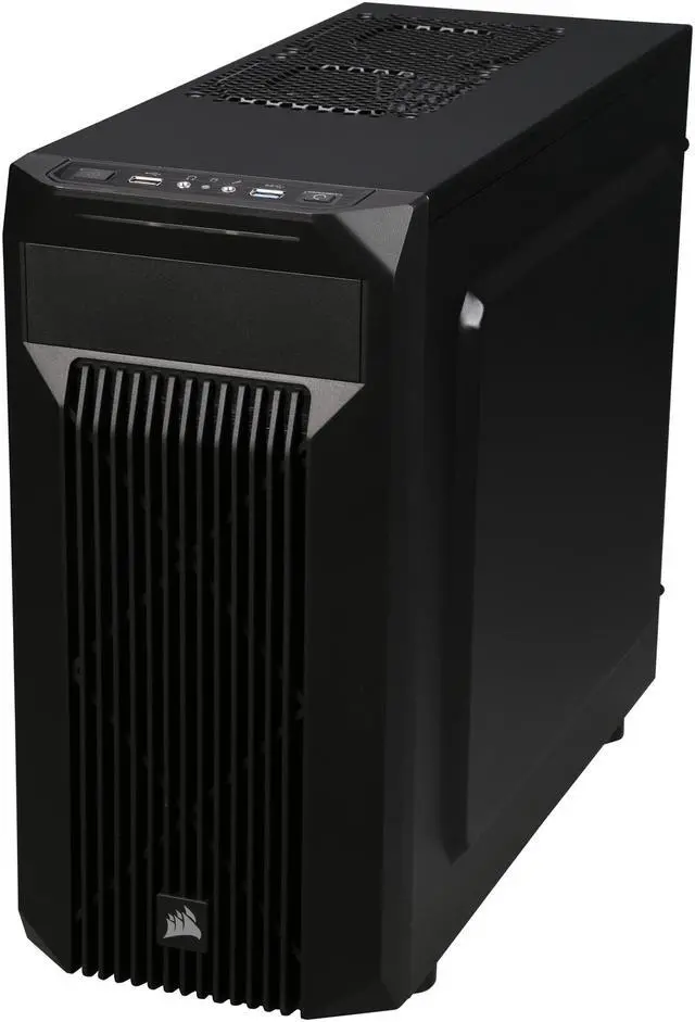 Alt view image 3 of 8 - Corsair Carbide Series SPEC-M2 Black Micro ATX Computer Case