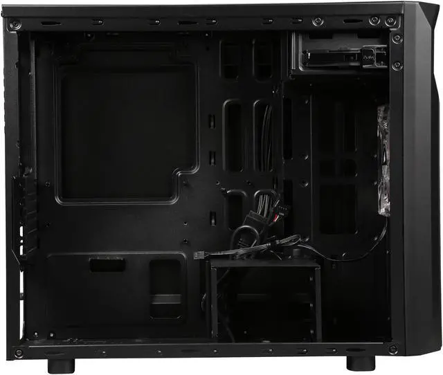 Alt view image 6 of 8 - Corsair Carbide Series SPEC-M2 Black Micro ATX Computer Case