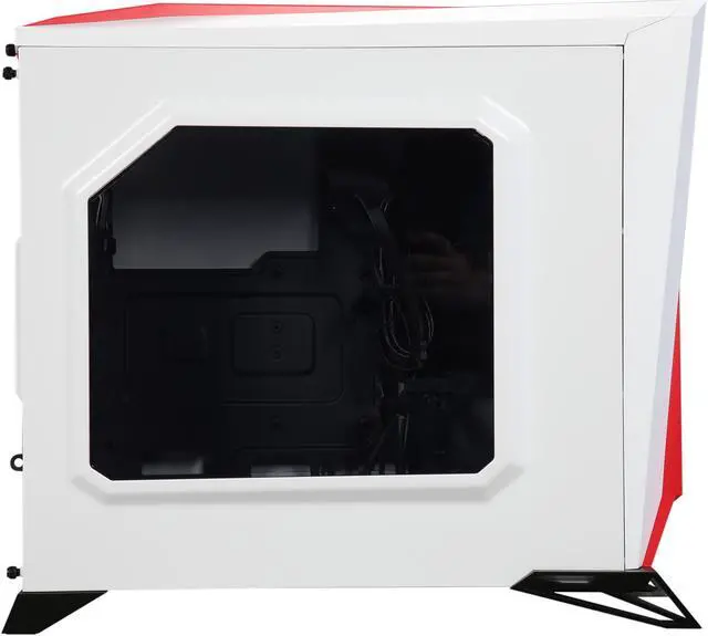 Alt view image 4 of 9 - Corsair Carbide Series SPEC-ALPHA SPEC-ALPHA (CC-9011083-WW) White / Red Steel ATX Mid Tower SPEC-ALPHA Mid-Tower Gaming Case