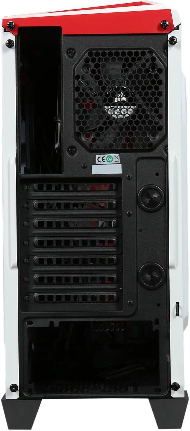 Alt view image 8 of 9 - Corsair Carbide Series SPEC-ALPHA SPEC-ALPHA (CC-9011083-WW) White / Red Steel ATX Mid Tower SPEC-ALPHA Mid-Tower Gaming Case