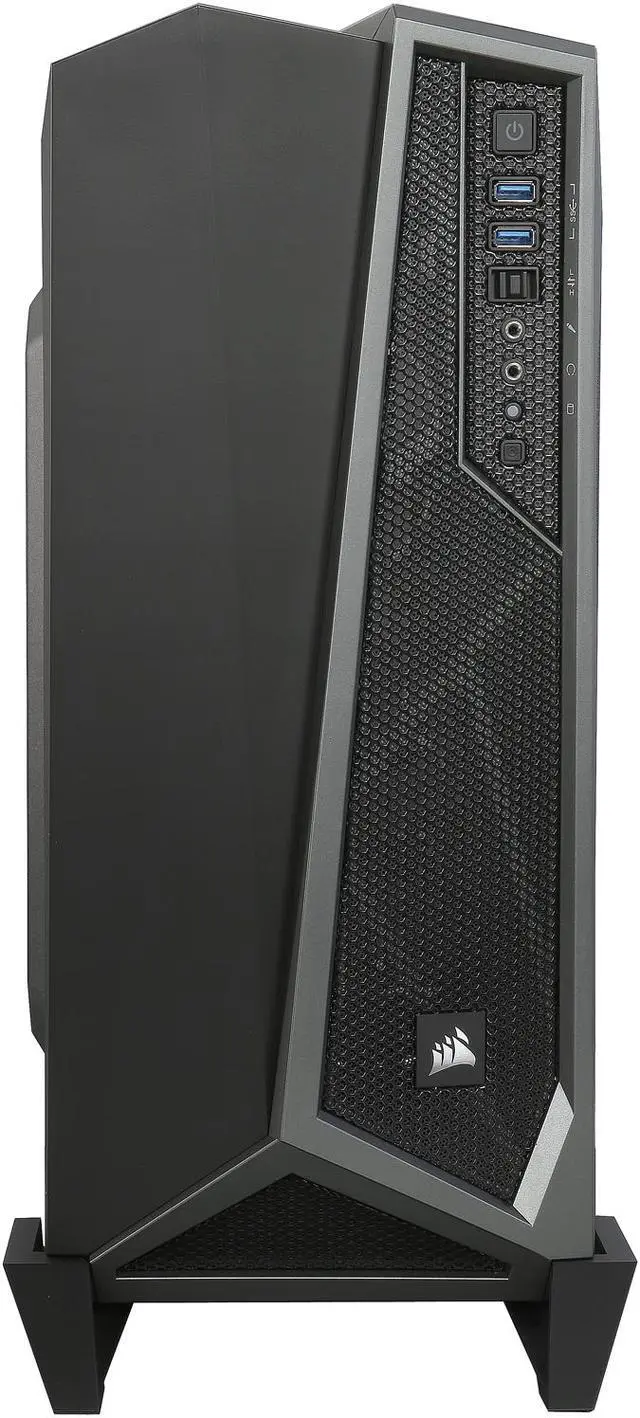 Alt view image 3 of 8 - Corsair Carbide Series SPEC-ALPHA Black / Silver Steel ATX Mid Tower Gaming Case ATX (not included) Power Supply