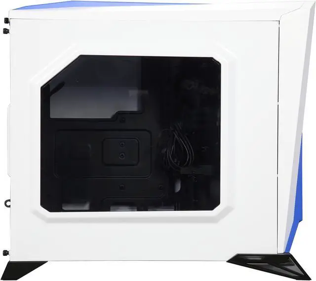 Alt view image 5 of 9 - Corsair Carbide Series CC-9011093-WW White / Blue ATX Mid Tower SPEC-ALPHA Mid-Tower Gaming Case ATX Power Supply