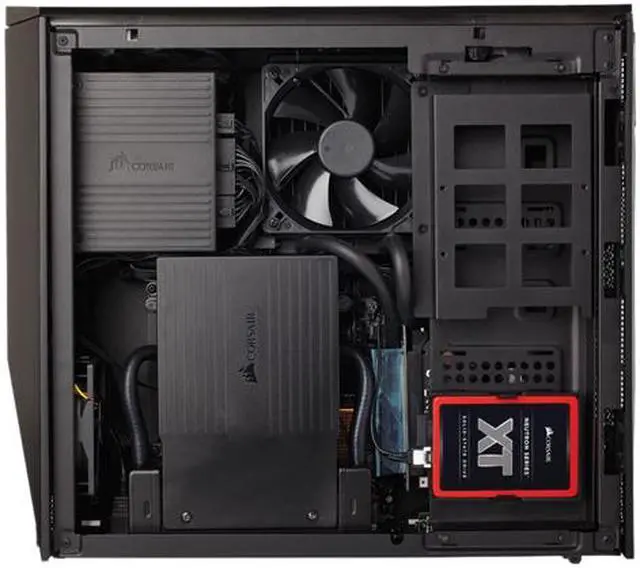 Alt view image 5 of 15 - Corsair Bulldog High Performance Barebone 4K VR Gaming PC Kit (6th Gen Intel Z170 LGA 1151, SFX Power Supply, Liquid Cooled)