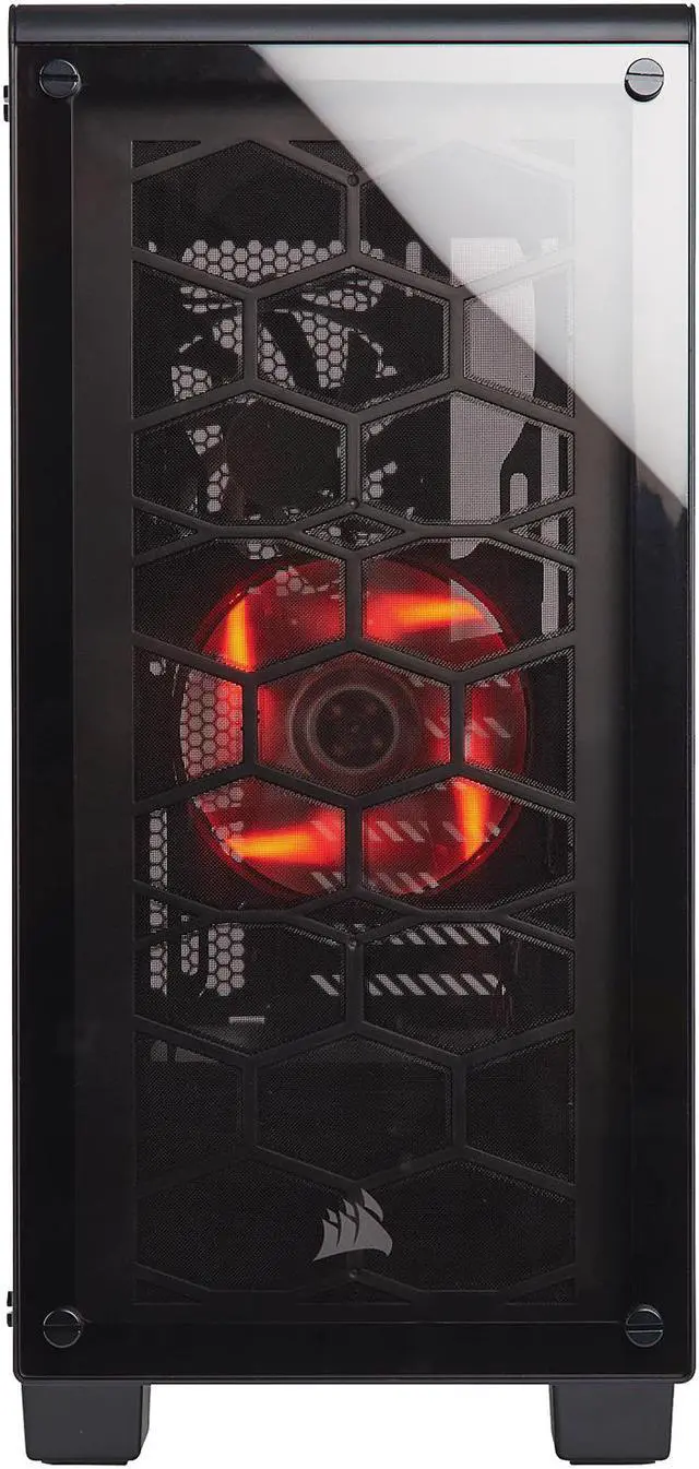 Alt view image 2 of 12 - Corsair Crystal Series 460X - Tempered Glass, Compact ATX Mid-Tower Case