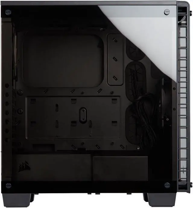 Alt view image 4 of 12 - Corsair Crystal Series 460X - Tempered Glass, Compact ATX Mid-Tower Case