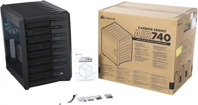 Alt view image 10 of 9 - Corsair Carbide Series Air 740 - High Airflow ATX Cube Case
