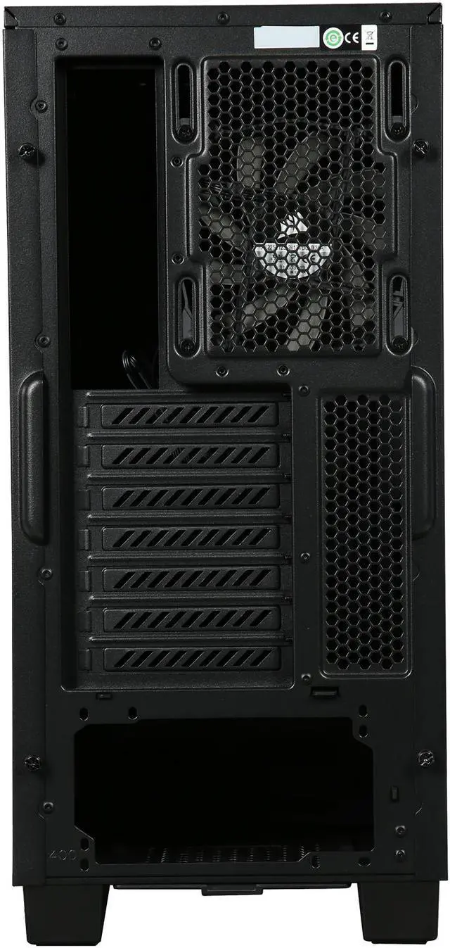 Alt view image 10 of 10 - Corsair 400Q (CC-9011100-WW) Black Steel ATX Mid Tower Computer Case