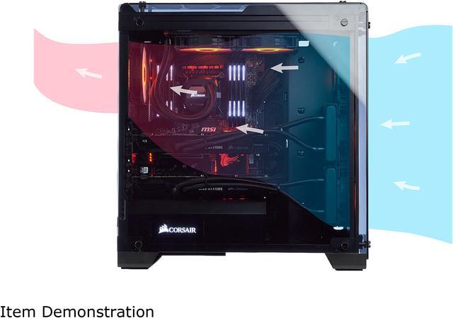Alt view image 10 of 9 - Corsair Crystal Series 570X RGB CC-9011098-WW Steel / Tempered Glass ATX Mid Tower Case