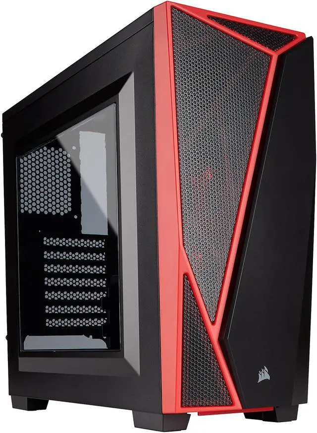 Main image of Corsair Carbide SPEC-04 Black/Red Mid-Tower Gaming Case CC-9011107-WW