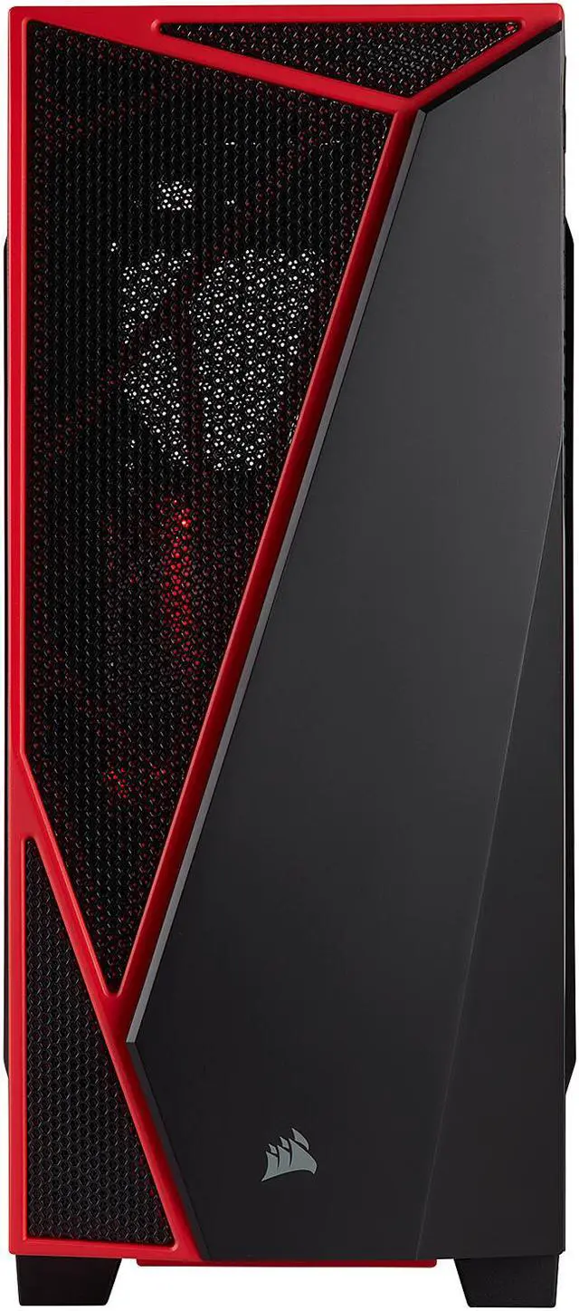 Alt view image 3 of 15 - Corsair Carbide SPEC-04 Black/Red Mid-Tower Gaming Case CC-9011107-WW