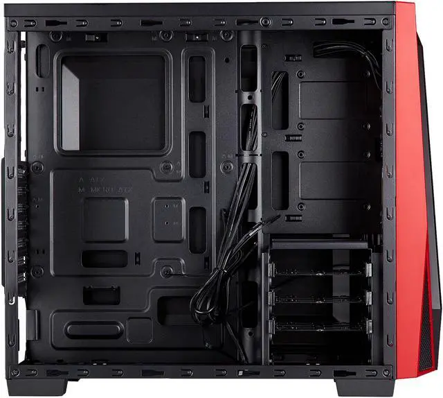 Alt view image 6 of 15 - Corsair Carbide SPEC-04 Black/Red Mid-Tower Gaming Case CC-9011107-WW