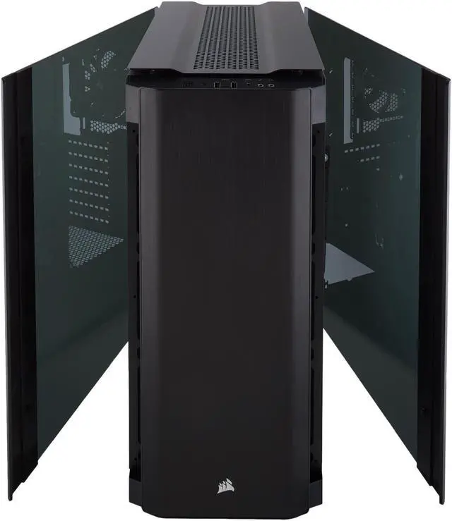 Alt view image 10 of 19 - Corsair Obsidian 500D CC-9011116-WW Black Aluminum / Tempered Glass ATX Mid Tower Computer Case