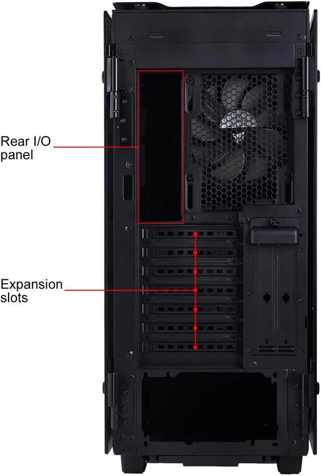 Alt view image 11 of 19 - Corsair Obsidian 500D CC-9011116-WW Black Aluminum / Tempered Glass ATX Mid Tower Computer Case