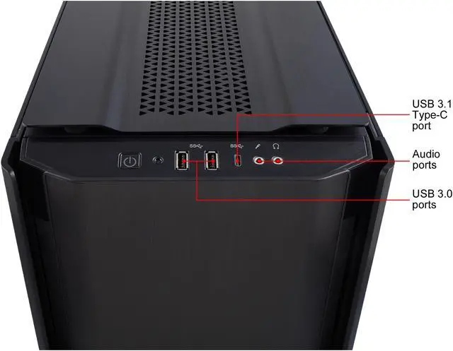 Alt view image 12 of 19 - Corsair Obsidian 500D CC-9011116-WW Black Aluminum / Tempered Glass ATX Mid Tower Computer Case