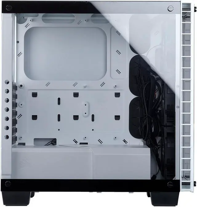Alt view image 19 of 20 - Corsair Crystal 460X RGB White CC-9011129-WW White Steel / Tempered Glass ATX Mid Tower Computer Case