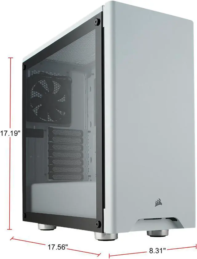 Alt view image 2 of 8 - Corsair Carbide Series 275R CC-9011133-WW White Steel / Plastic / Tempered Glass ATX Mid Tower Gaming Case