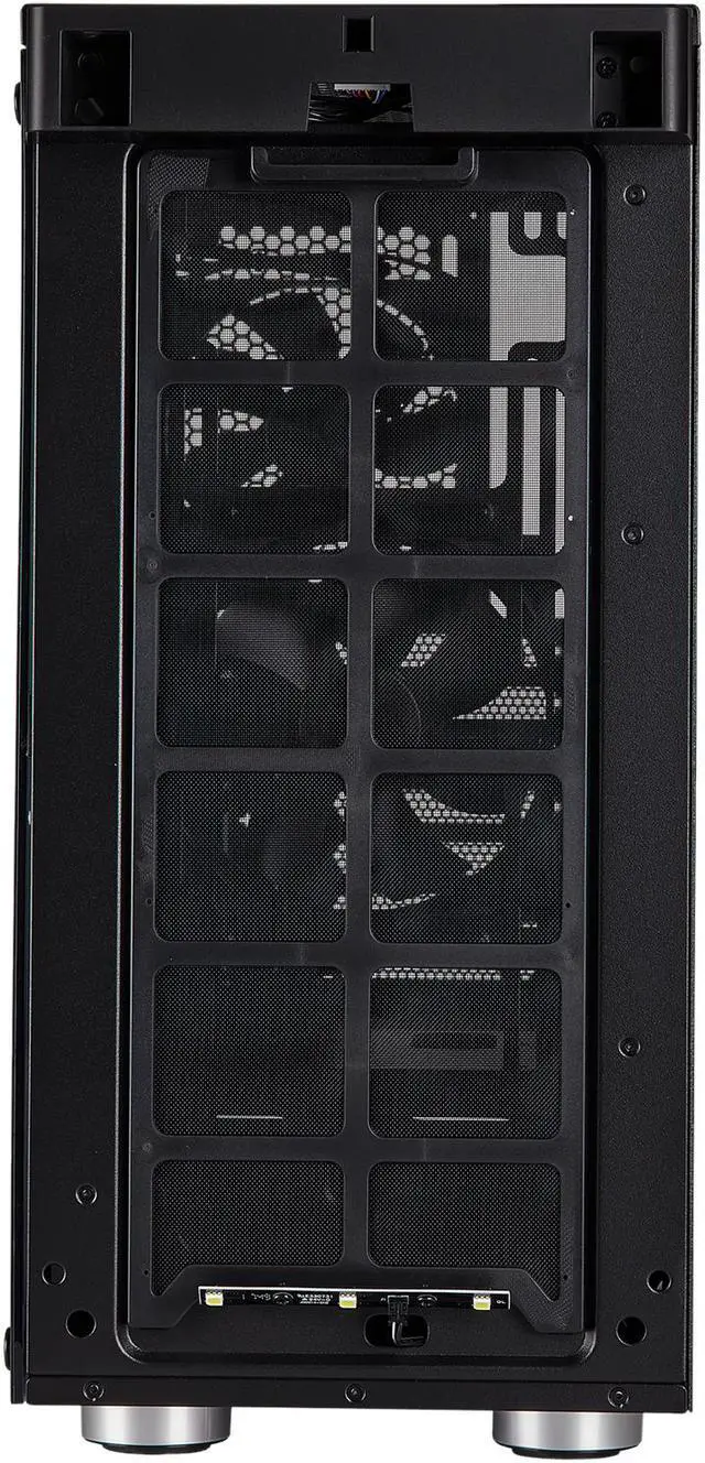 Alt view image 10 of 18 - Corsair Carbide Series 275R CC-9011130-WW Black Steel, Plastic, Acrylic Window Side Panel ATX Mid Tower Gaming Case