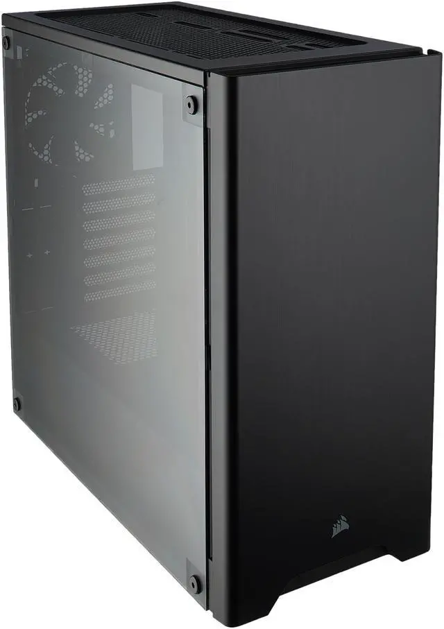 Alt view image 3 of 18 - Corsair Carbide Series 275R CC-9011130-WW Black Steel, Plastic, Acrylic Window Side Panel ATX Mid Tower Gaming Case