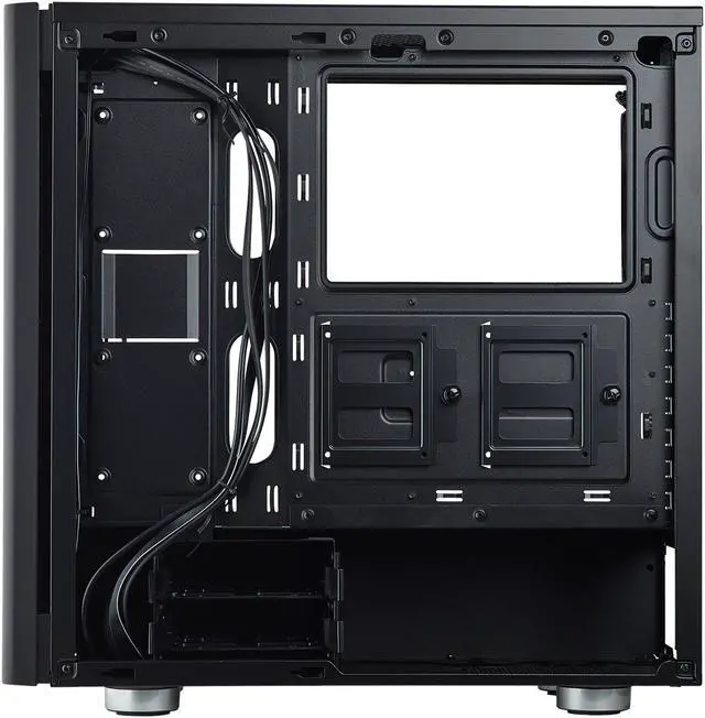 Alt view image 9 of 18 - Corsair Carbide Series 275R CC-9011130-WW Black Steel, Plastic, Acrylic Window Side Panel ATX Mid Tower Gaming Case