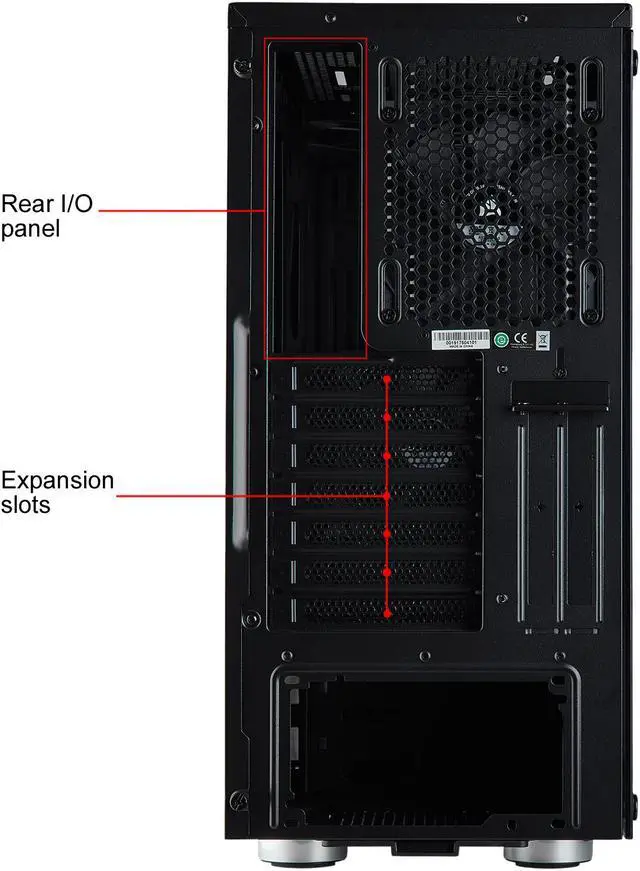 Alt view image 18 of 18 - Corsair Carbide Series 275R CC-9011130-WW Black Steel, Plastic, Acrylic Window Side Panel ATX Mid Tower Gaming Case