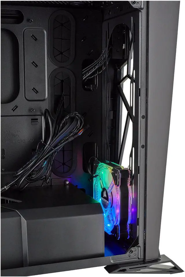 Alt view image 12 of 19 - CORSAIR Carbide Series SPEC-OMEGA RGB Tempered Glass Mid-Tower ATX Gaming Case
