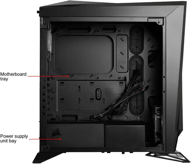 Alt view image 16 of 19 - CORSAIR Carbide Series SPEC-OMEGA RGB Tempered Glass Mid-Tower ATX Gaming Case