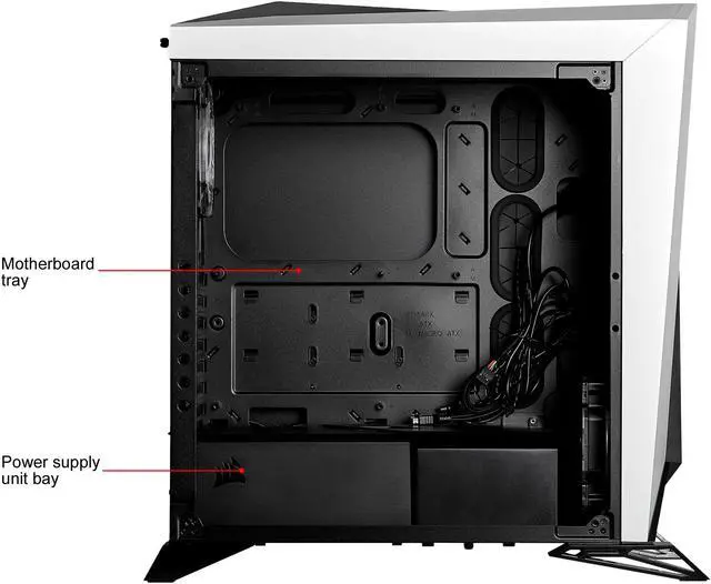Alt view image 10 of 18 - CORSAIR Carbide Series SPEC-OMEGA RGB Tempered Glass Mid-Tower ATX Gaming Case