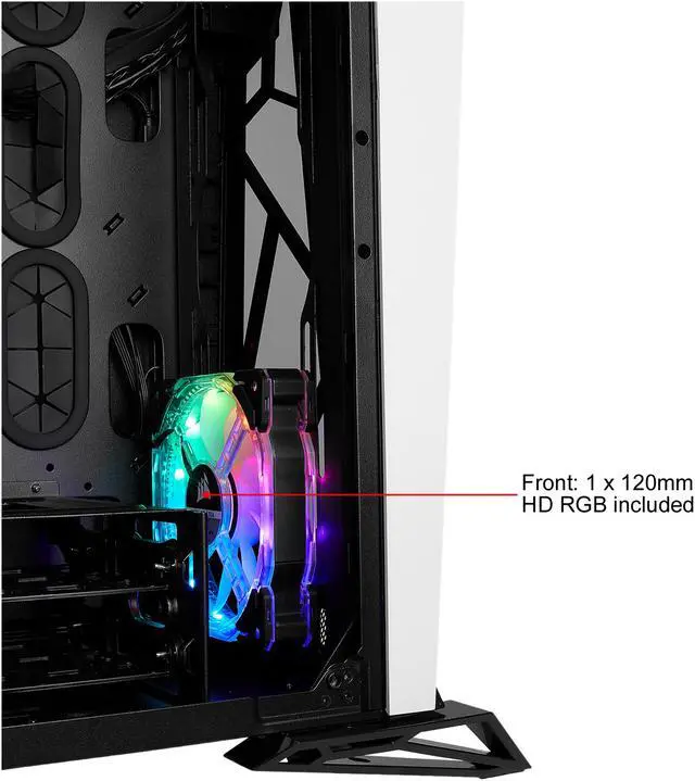 Alt view image 14 of 18 - CORSAIR Carbide Series SPEC-OMEGA RGB Tempered Glass Mid-Tower ATX Gaming Case