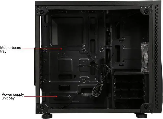 Alt view image 8 of 14 - Corsair Carbide Series SPEC-05 CC-9011138-WW Black Steel, Plastic, Acrylic Window Side Panel ATX Mid Tower Gaming Case