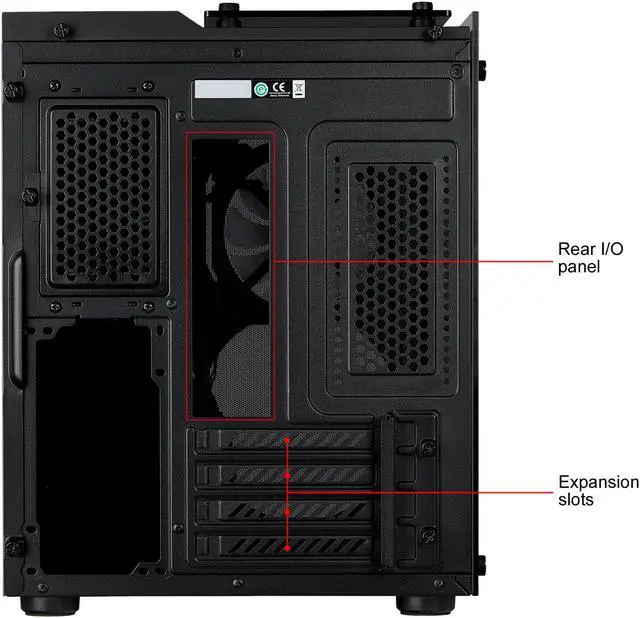 Alt view image 10 of 16 - Corsair Crystal Series 280X RGB CC-9011135-WW Black Steel / Plastic / Tempered Glass Micro-ATX Case Computer Case