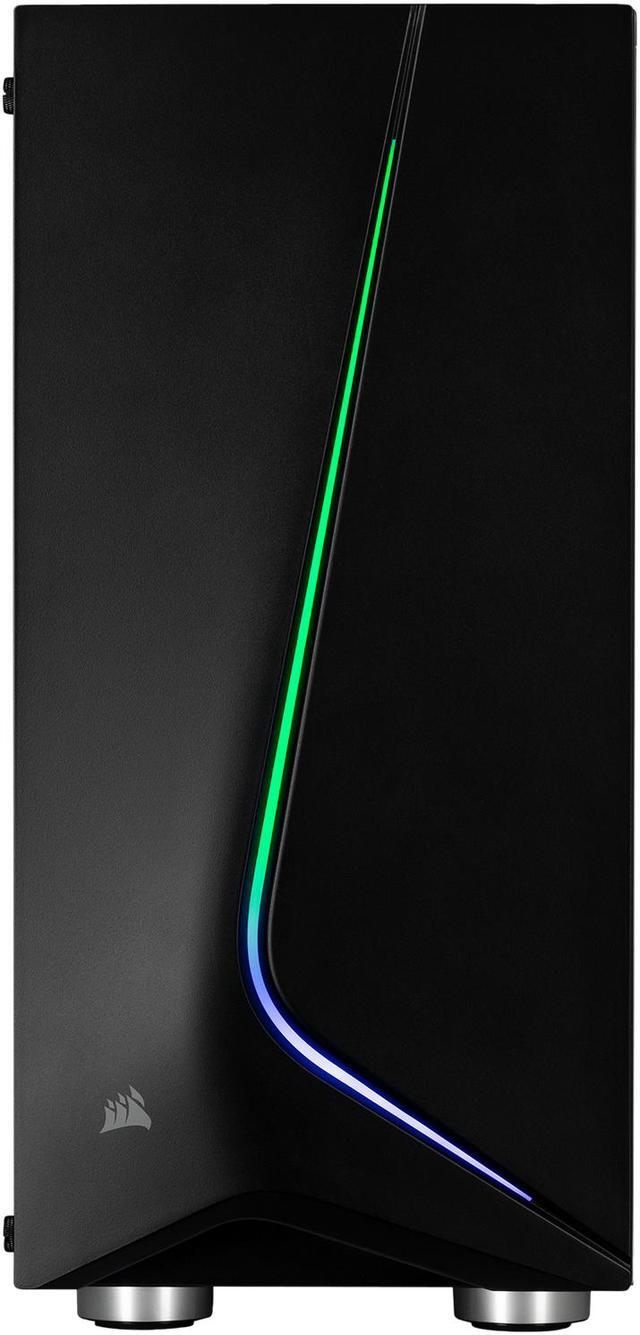 Alt view image 4 of 20 - Corsair Carbide Series SPEC-06 RGB CC-9011146-WW Black Steel / Plastic / Tempered Glass ATX Mid Tower Computer Case