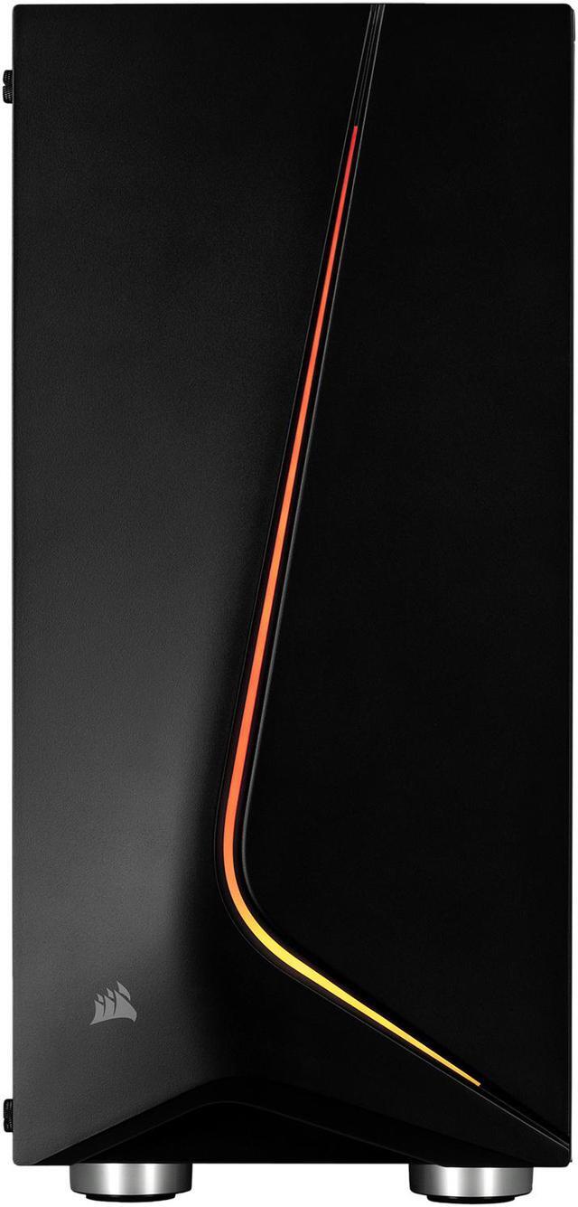 Alt view image 5 of 20 - Corsair Carbide Series SPEC-06 RGB CC-9011146-WW Black Steel / Plastic / Tempered Glass ATX Mid Tower Computer Case