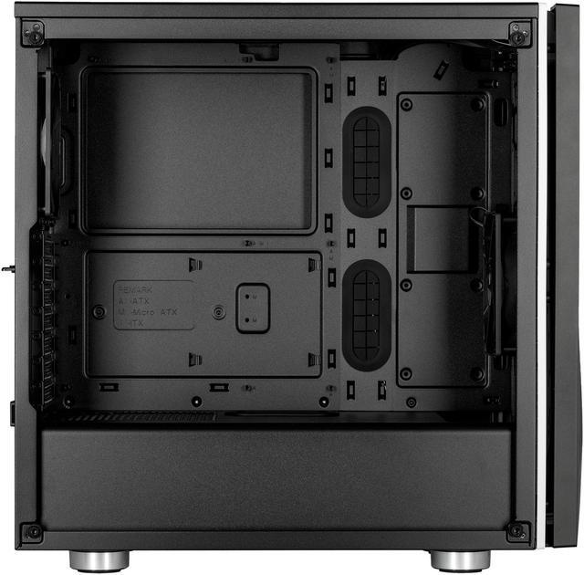 Alt view image 8 of 20 - Corsair Carbide Series SPEC-06 RGB CC-9011146-WW Black Steel / Plastic / Tempered Glass ATX Mid Tower Computer Case