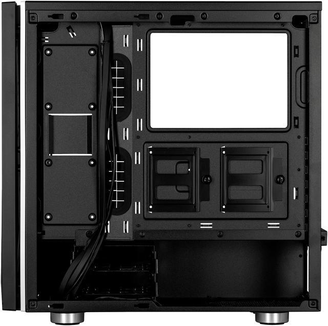 Alt view image 10 of 20 - Corsair Carbide Series SPEC-06 RGB CC-9011146-WW Black Steel / Plastic / Tempered Glass ATX Mid Tower Computer Case