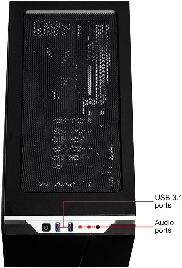 Alt view image 14 of 20 - Corsair Carbide Series SPEC-06 RGB CC-9011146-WW Black Steel / Plastic / Tempered Glass ATX Mid Tower Computer Case