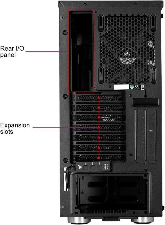 Alt view image 16 of 20 - Corsair Carbide Series SPEC-06 RGB CC-9011146-WW Black Steel / Plastic / Tempered Glass ATX Mid Tower Computer Case