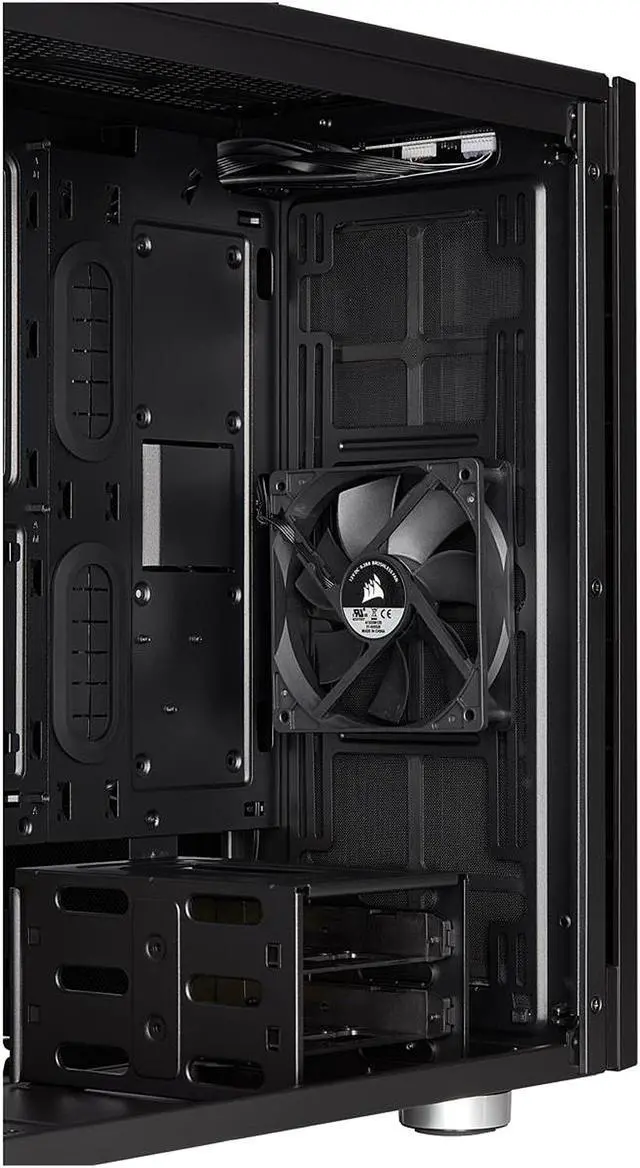 Alt view image 8 of 15 - Corsair Carbide Series 275Q CC-9011164-WW Black Steel / Plastic ATX Mid Tower Quiet Gaming Case