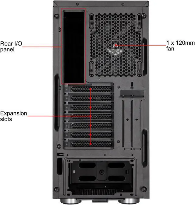 Alt view image 14 of 15 - Corsair Carbide Series 275Q CC-9011164-WW Black Steel / Plastic ATX Mid Tower Quiet Gaming Case