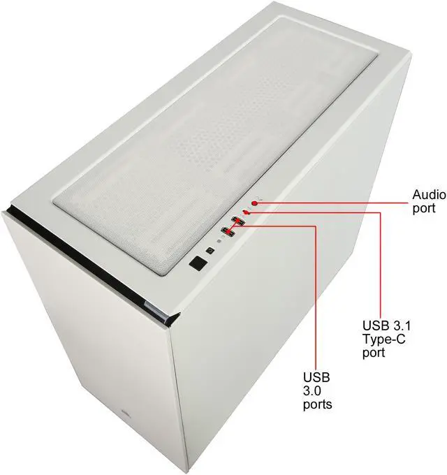 Alt view image 15 of 17 - Corsair Carbide Series 678C CC-9011170-WW White Steel / Plastic / Tempered Glass ATX Mid Tower Low Noise Tempered Glass ATX Case