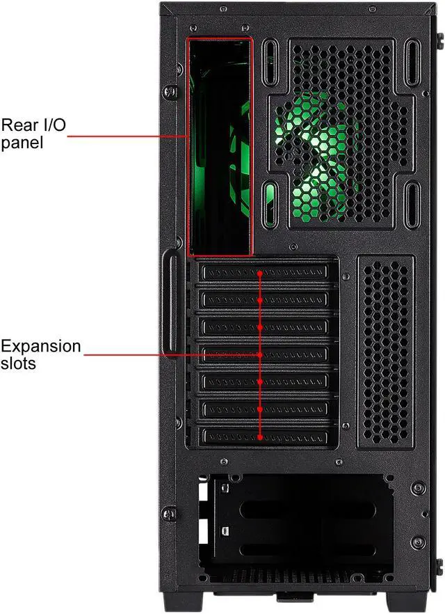 Alt view image 10 of 14 - CORSAIR Carbide Series 175R RGB Tempered Glass Mid-Tower ATX Gaming Case, Black - CC-9011171-WW