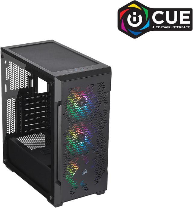 Alt view image 2 of 18 - Corsair iCUE 220T RGB Airflow CC-9011173-WW Black Steel / Plastic / Tempered Glass ATX Mid Tower Computer Case