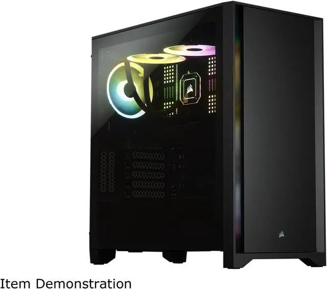 Alt view image 2 of 8 - Corsair 4000D CC-9011198-WW Black Steel / Plastic / Tempered Glass ATX Mid Tower Computer Case