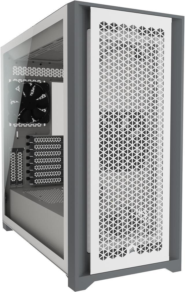 Corsair 5000D Airflow Tempered Glass Mid-Tower ATX PC Case, White