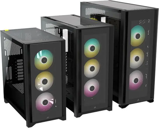 Alt view image 17 of 20 - CORSAIR iCUE 7000X RGB Full-Tower ATX PC Case