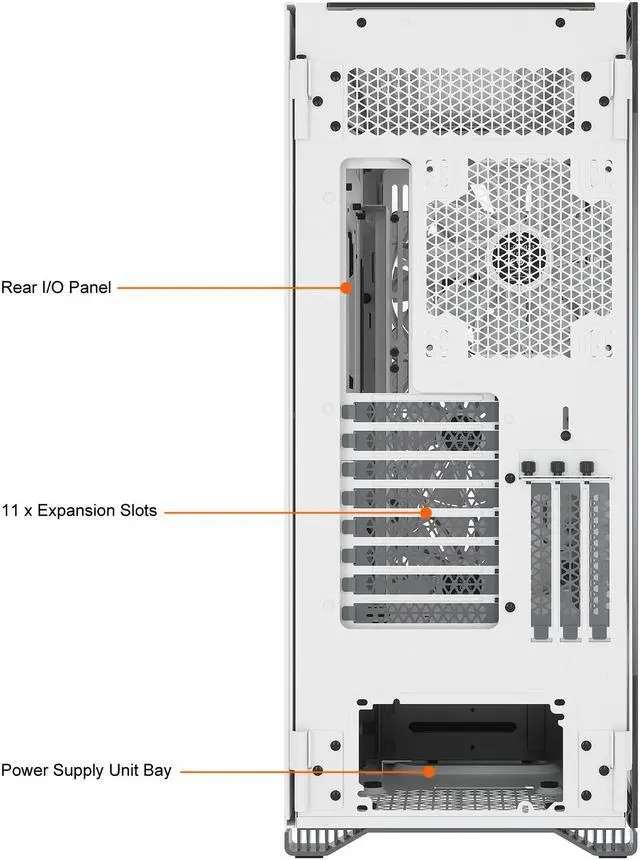 Alt view image 17 of 20 - CORSAIR iCUE 7000X RGB Full-Tower ATX PC Case